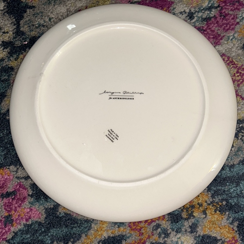 Set of 4 Longina Phillips Echo Dinner Plates by Anthropologie - Picture 4 of 8